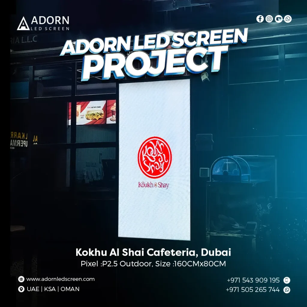 Adorn Project in Kokhul shai cafeteria-Dubai