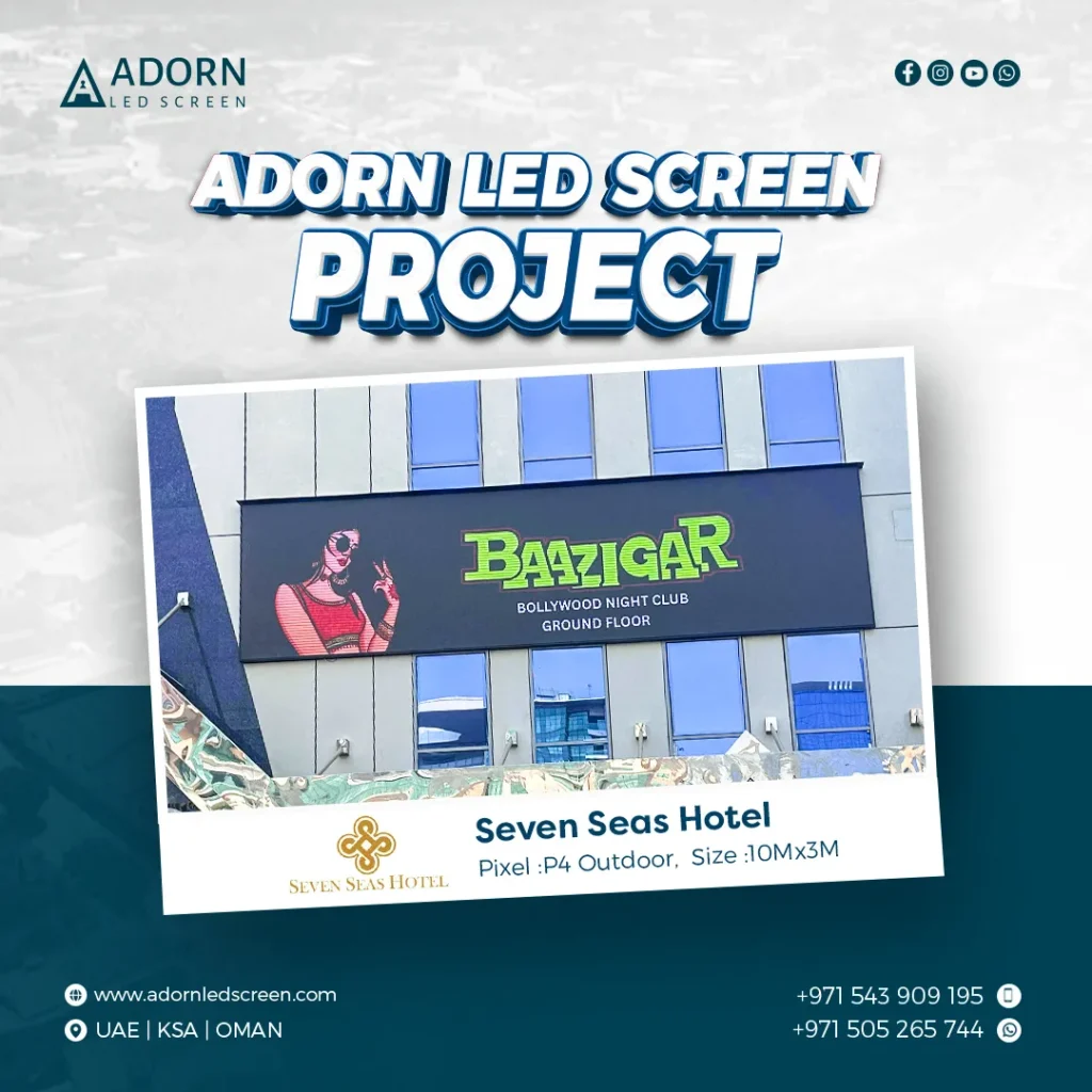 Adorn Outdoor Project in SEVENSEAS HOTEL, Dubai