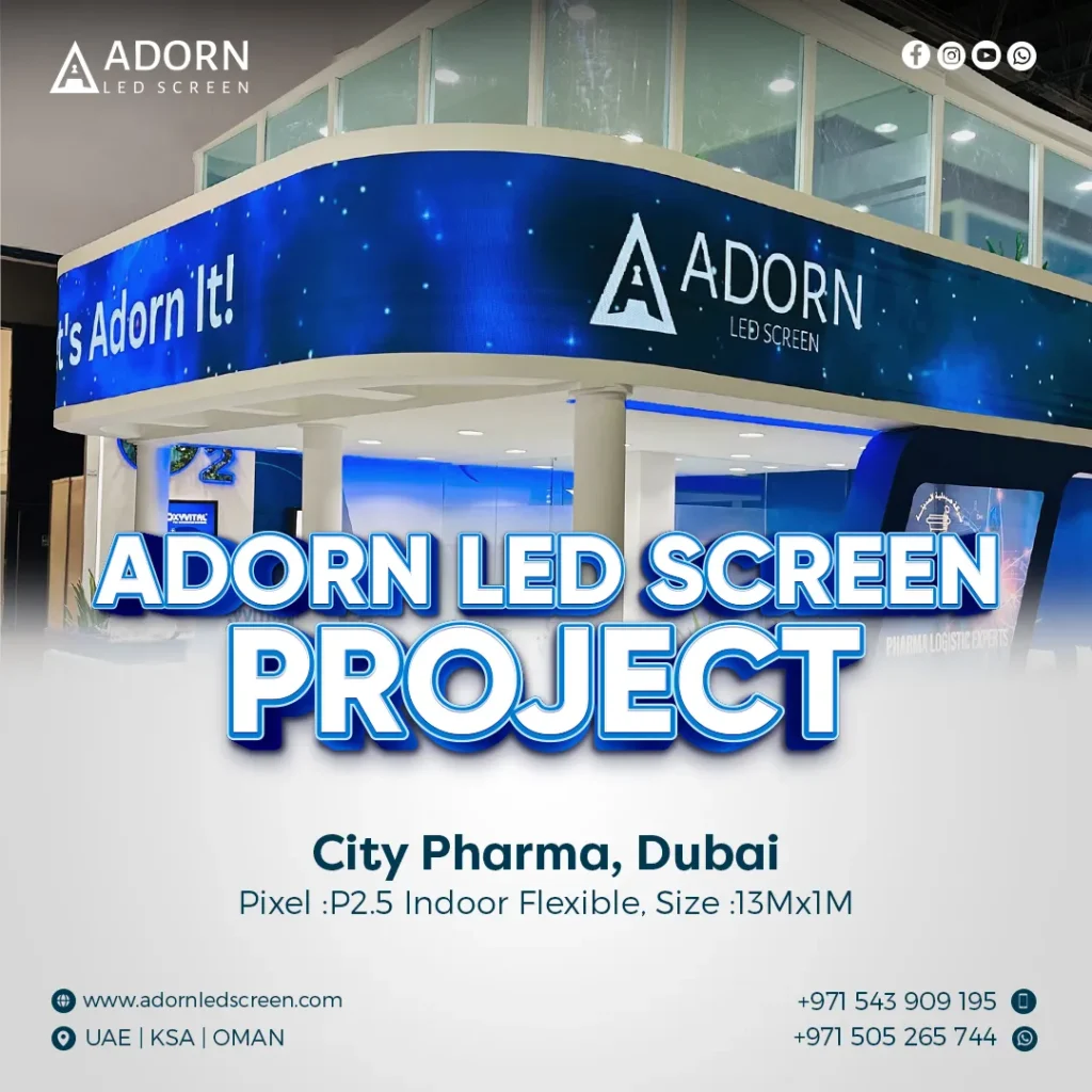 Adorn LED Screen Project | city pharma, Dubai