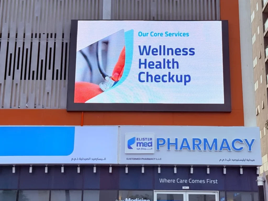 led screen for Pharmacies