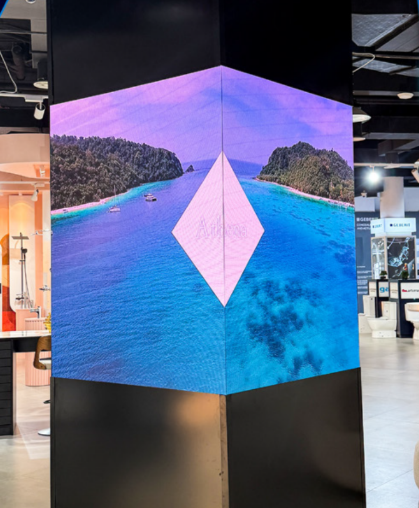 Al Rabyah Building Materials, Sharjah - P1.8 Indoor Pillar LED Screen